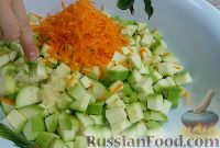 Салат из кабачков и моркови, на зиму